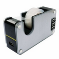 Desktop Tape Dispenser w/ Built In 4 Port USB Hub